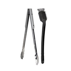 Braai Tong & Grill Cleaner Set - 2 Piece